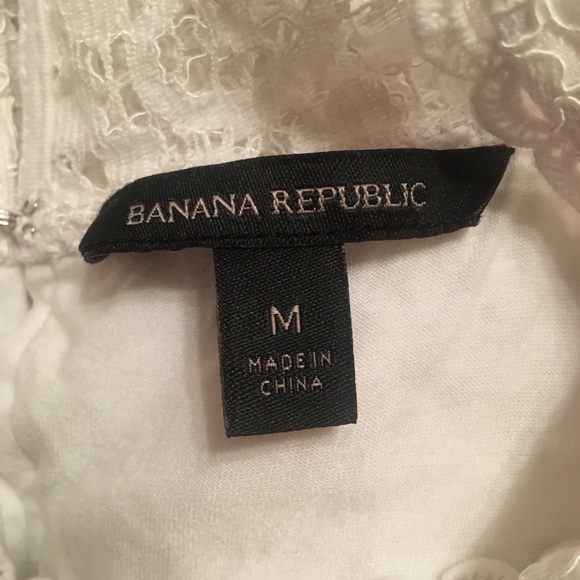 Banana Republic Lace Shell Mock Neck Tank - Picture 5 of 8